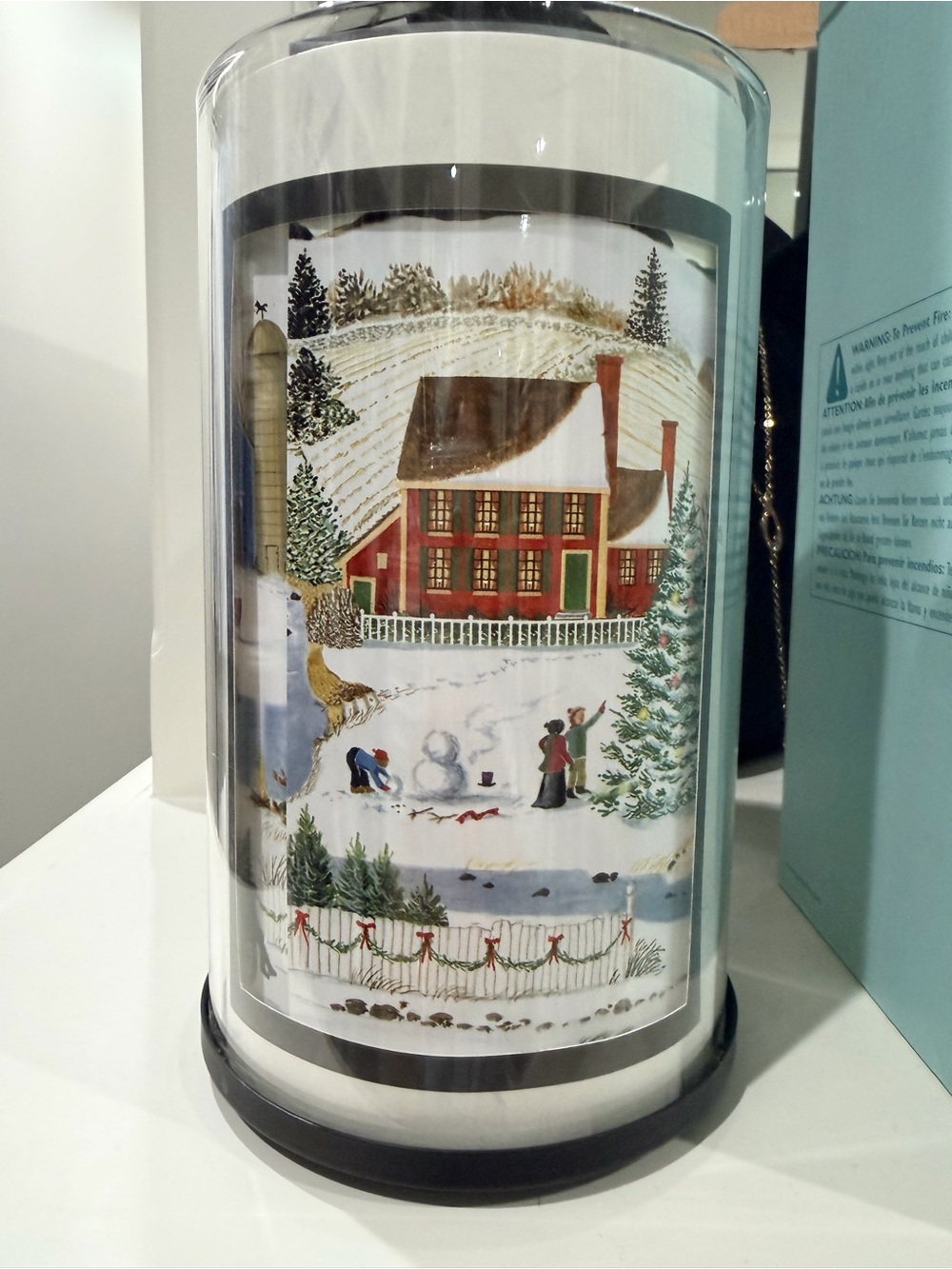 PartyLite Express-It Votive Luminary Lantern Holiday Candle Holder Christmas